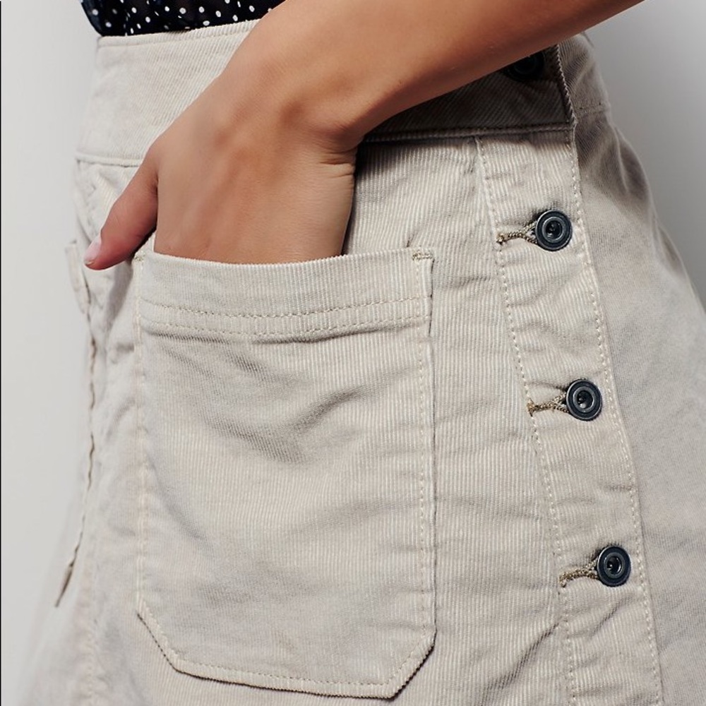 Free People Corduroy Mini Skirt